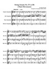 String Sonata No.IV in Bb (Third Movement)